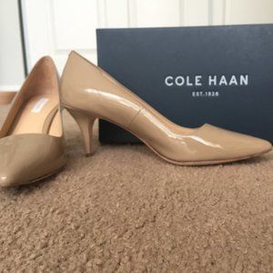 Cole Haan Bradshaw 65mm Nude Patent Leather 5.5